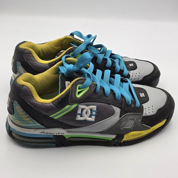 DC Shoes Versaflex ImpactFX Shoes Mens Size 10 Gray Blue Skate Sneakers 302832 main image 4